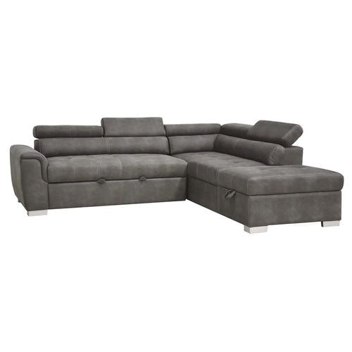 Carolina Pullout Sofa Bed Grey