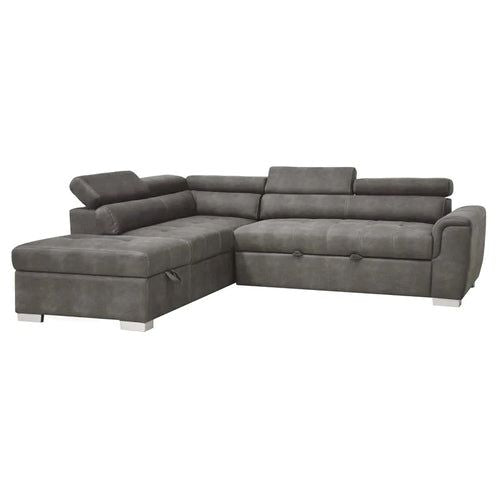 Carolina Pullout Sofa Bed Grey