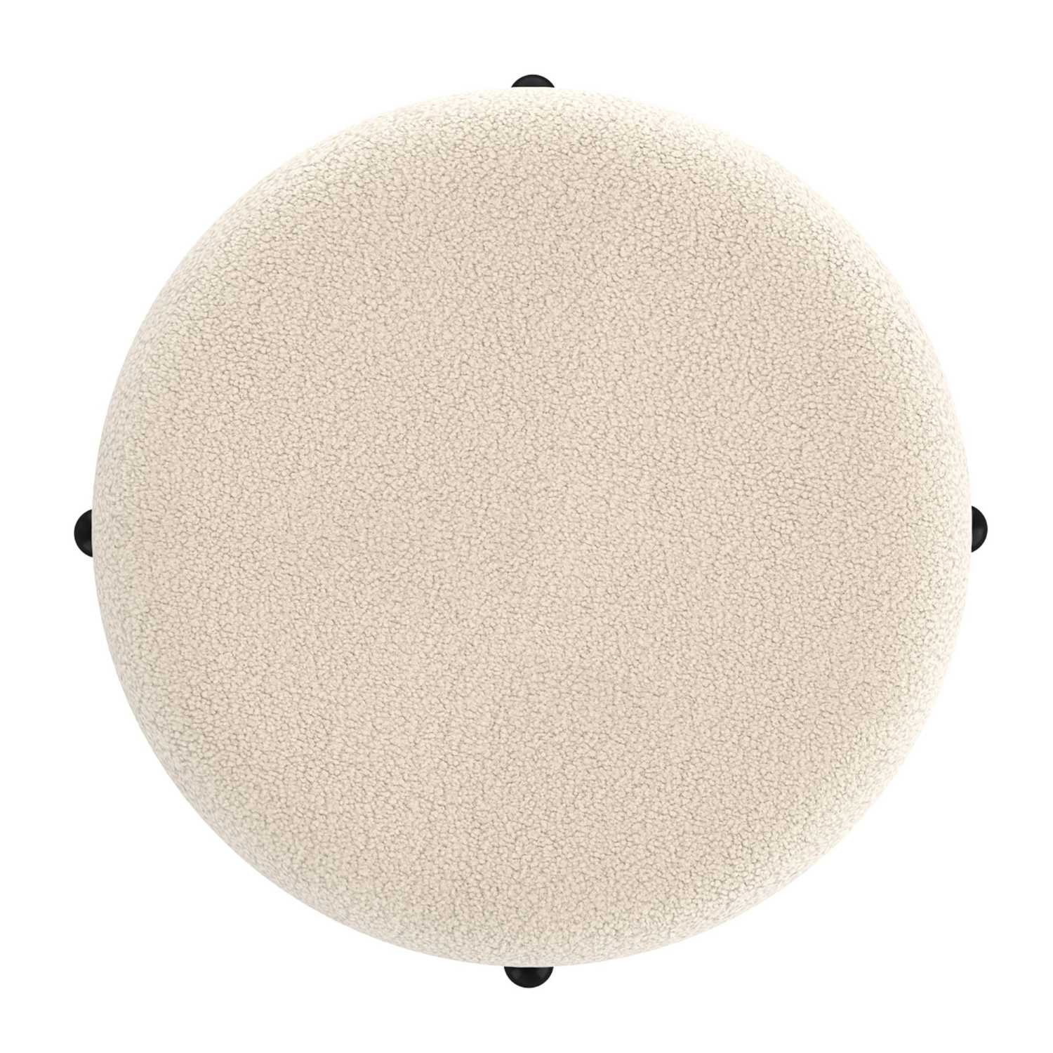 Castor Storage Ottoman in Cream Boucle 402-883CM