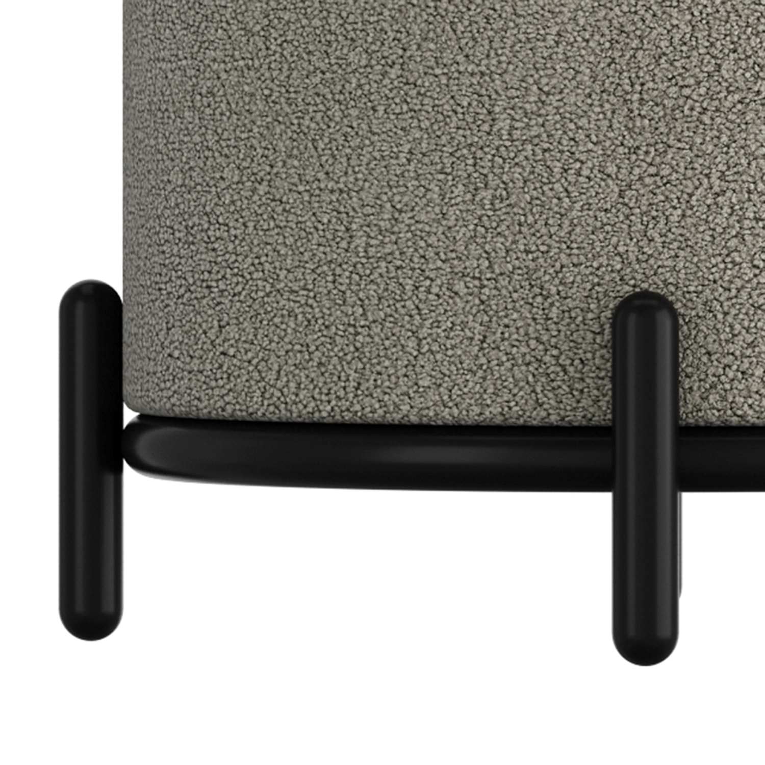 Castor Storage Ottoman in Warm Grey Boucle 402-883WGY