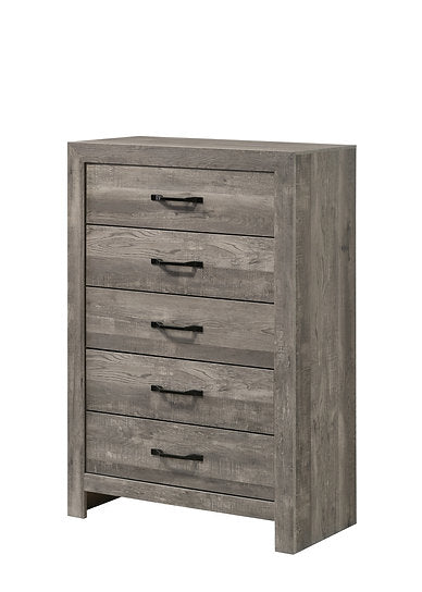 Charlotte Wooden Chest Gray