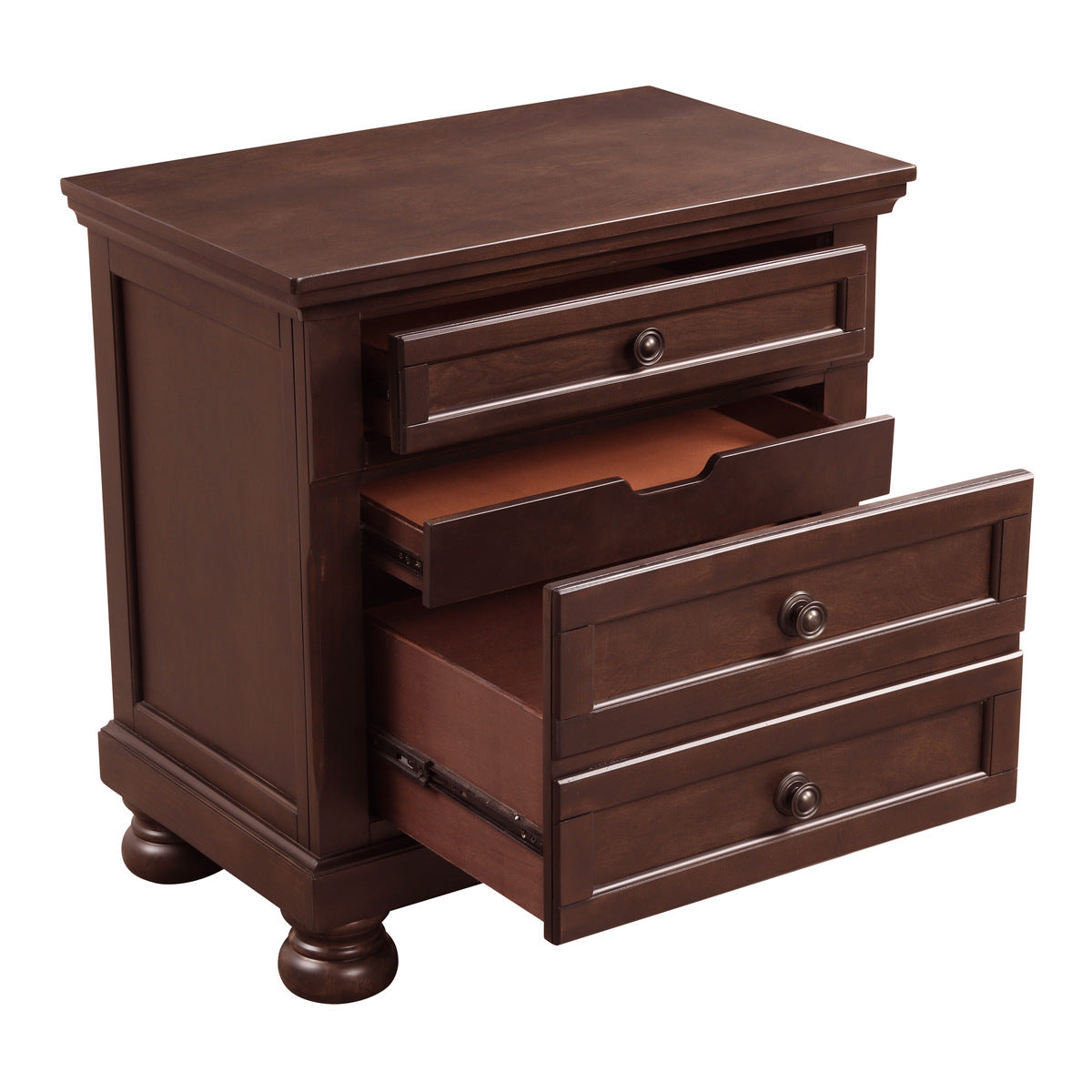 Begonia Wooden Night Stand Cherry - 1718NC