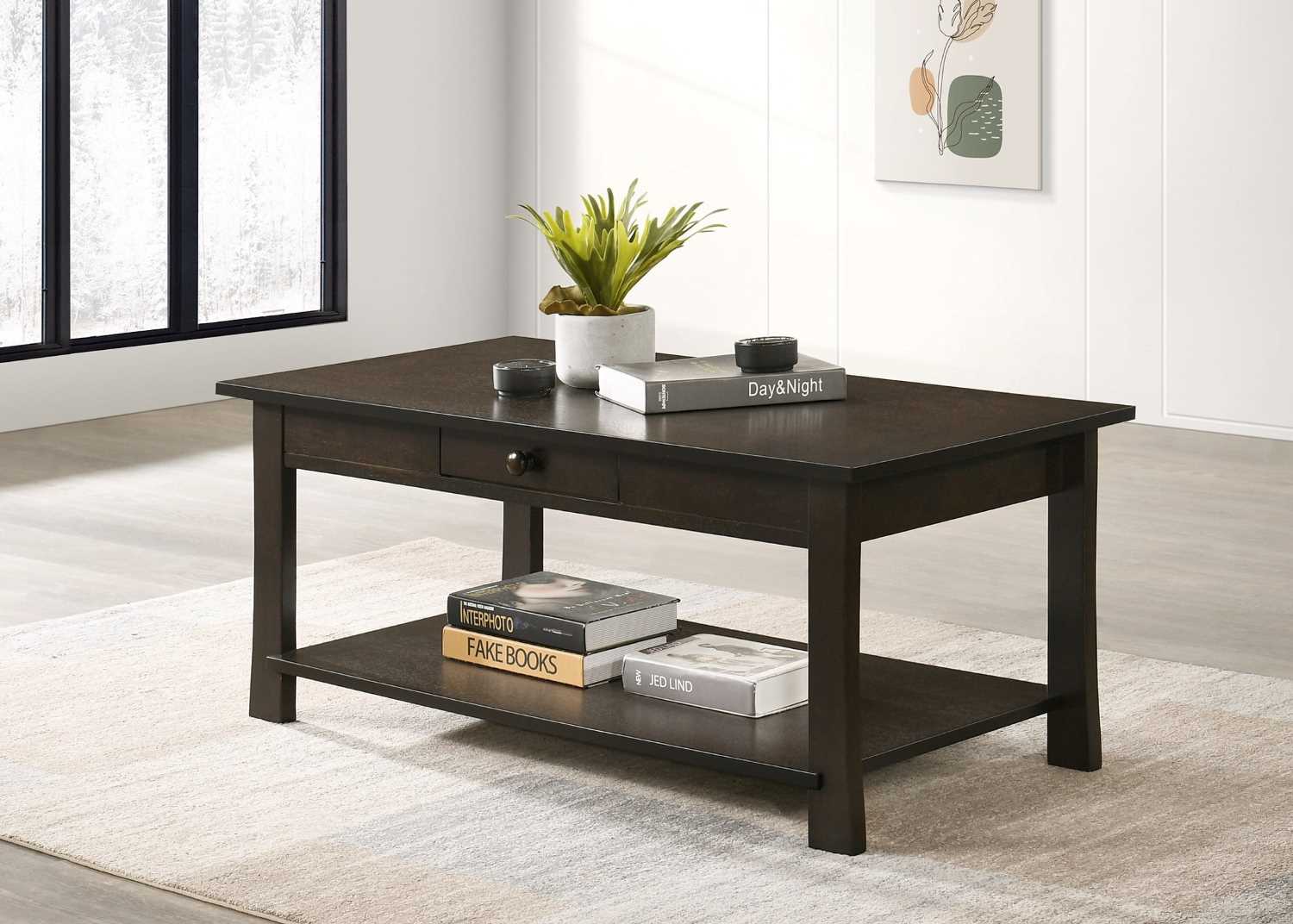 Coffee Table With Pull-Out Storage 3200