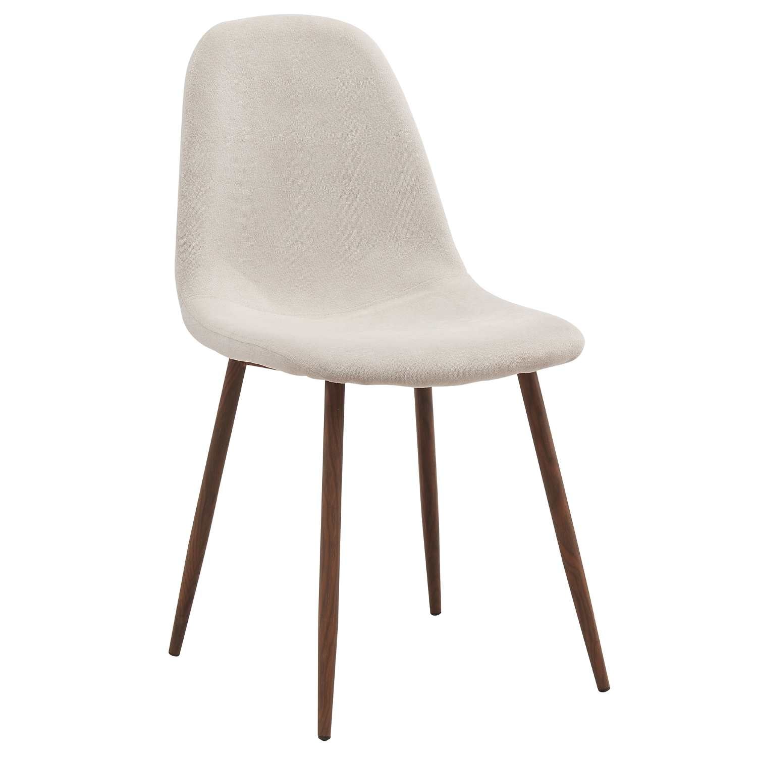 Conrad / Lyna 5pc Dining Set in Walnut with Beige Chair 207-863WAL_250BG