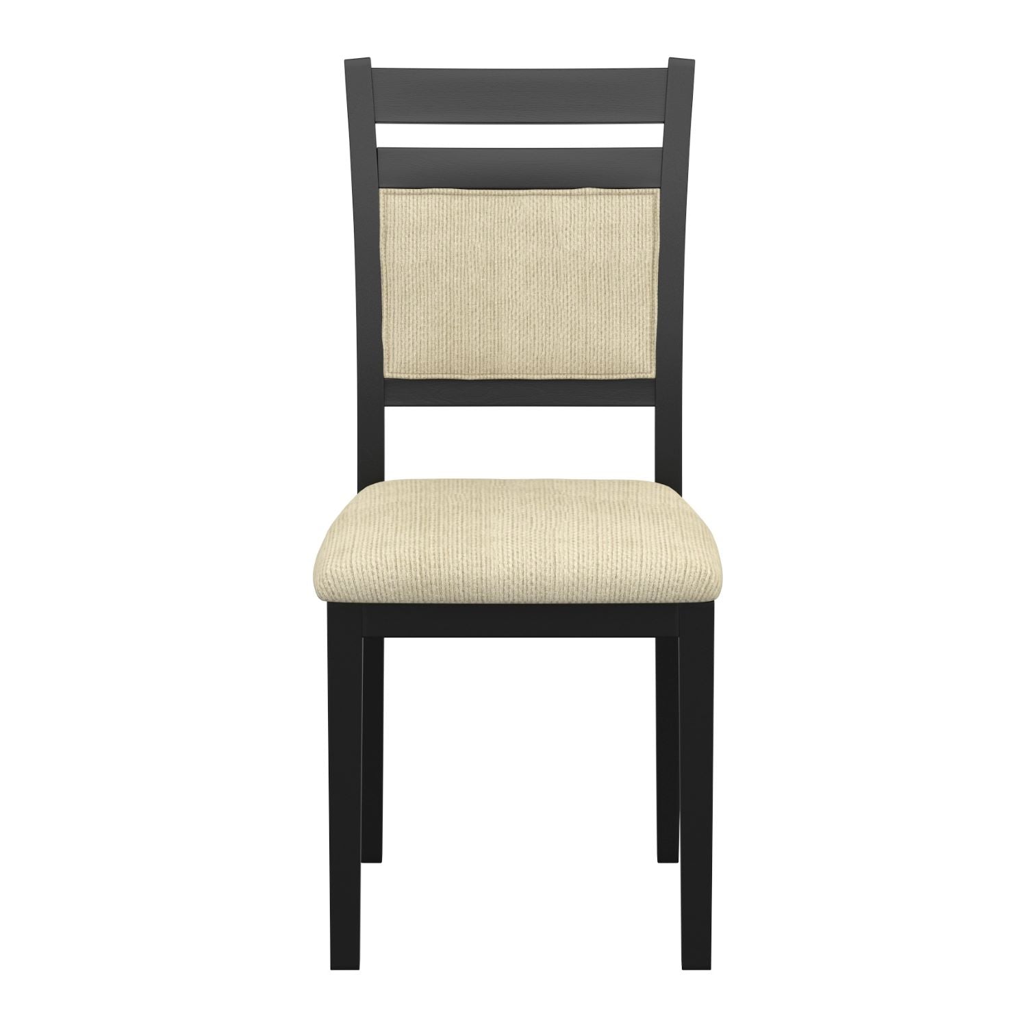 Conrad Wooden Drop-leaf Dining Set in Black 207-863BLK_5PC