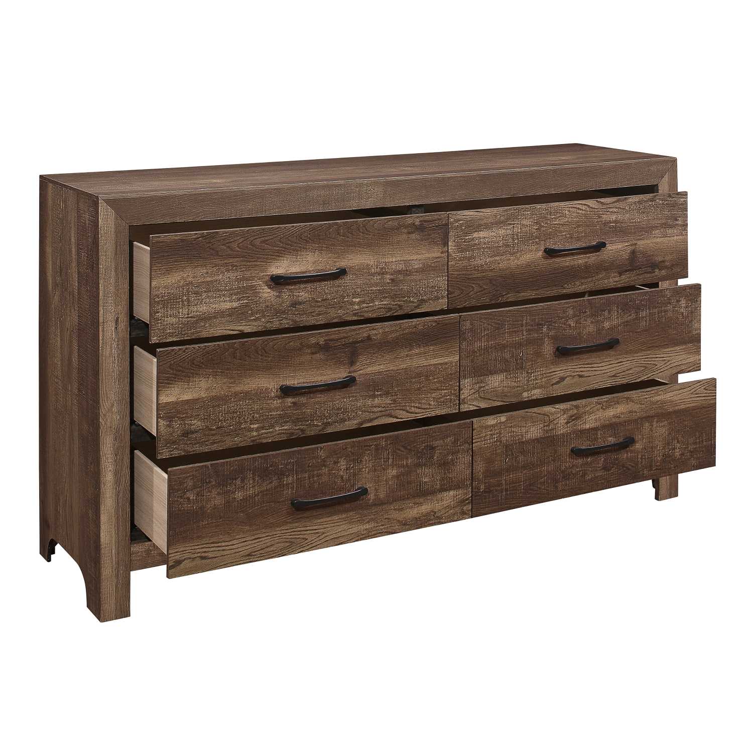 Corbin Dresser & Mirror Rustic Brown 1534NP