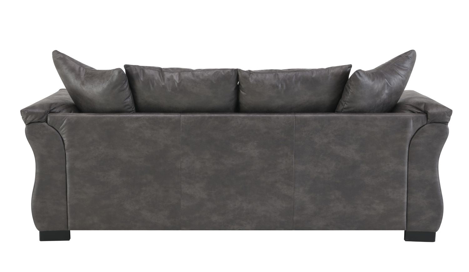 Corso Charcoal Microfiber Sofa Set with Pillow-style Back 99075 CHR