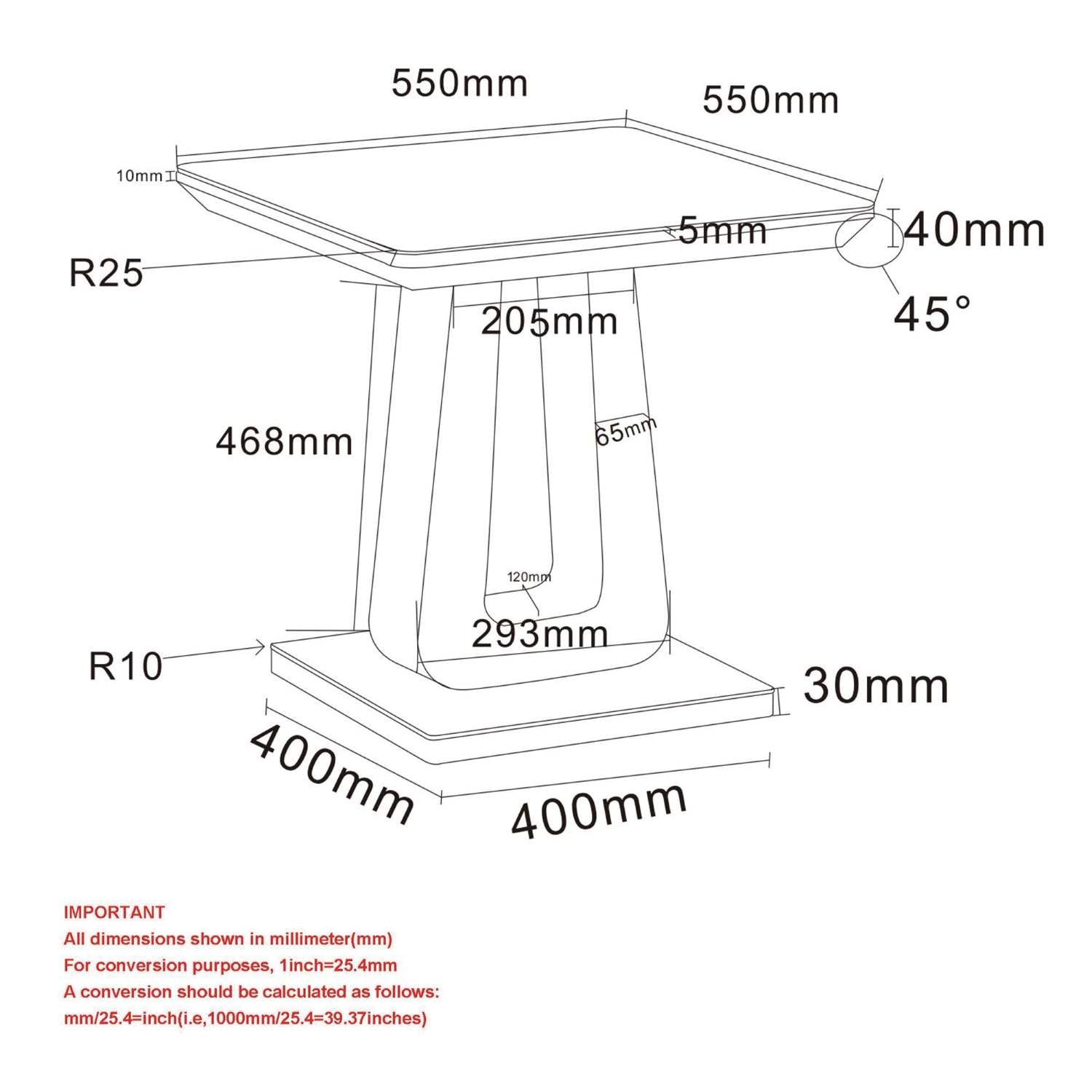 Corvus Accent Table in Warm Grey 501-159WGY