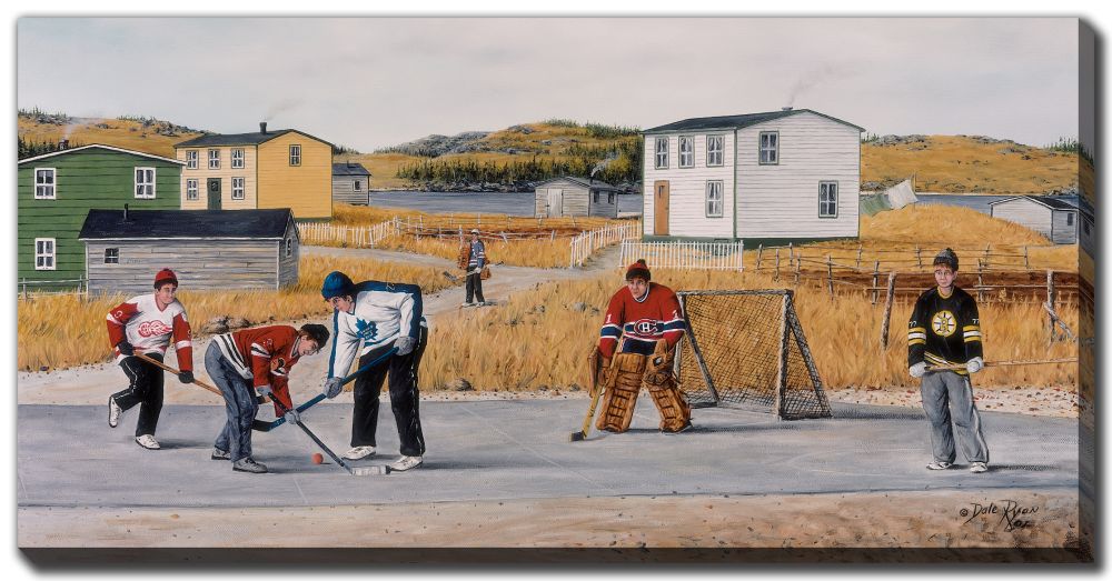 Road Hockey Canvas Custom Order