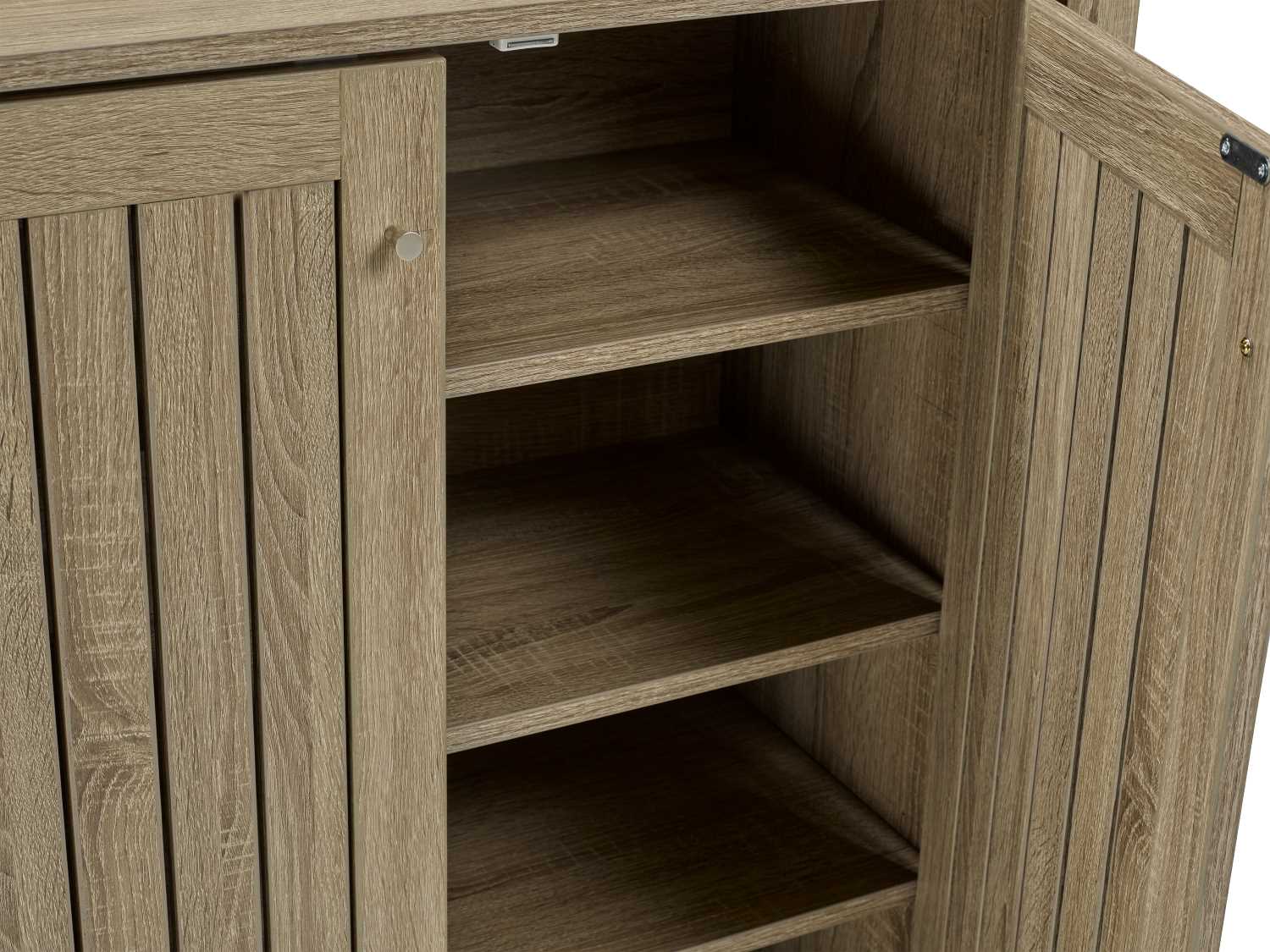 Dark Taupe Shoe Cabinet - 151154 DT