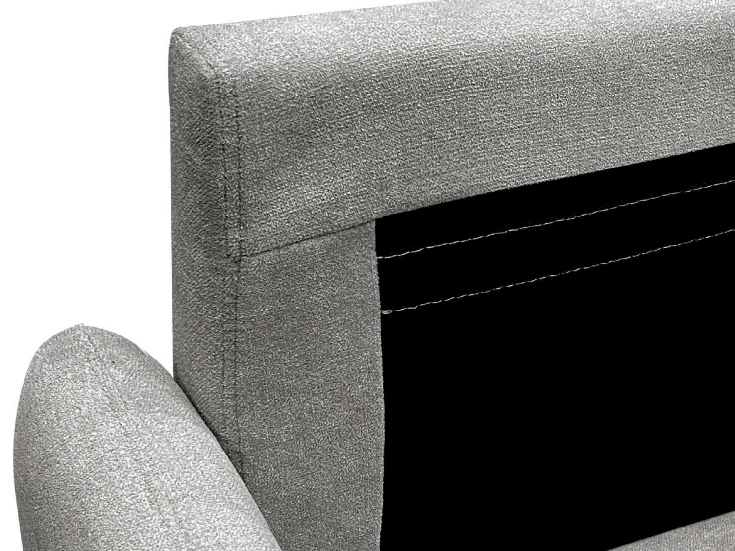 Dark Grey Fabric 3 Seater Sofa 70993