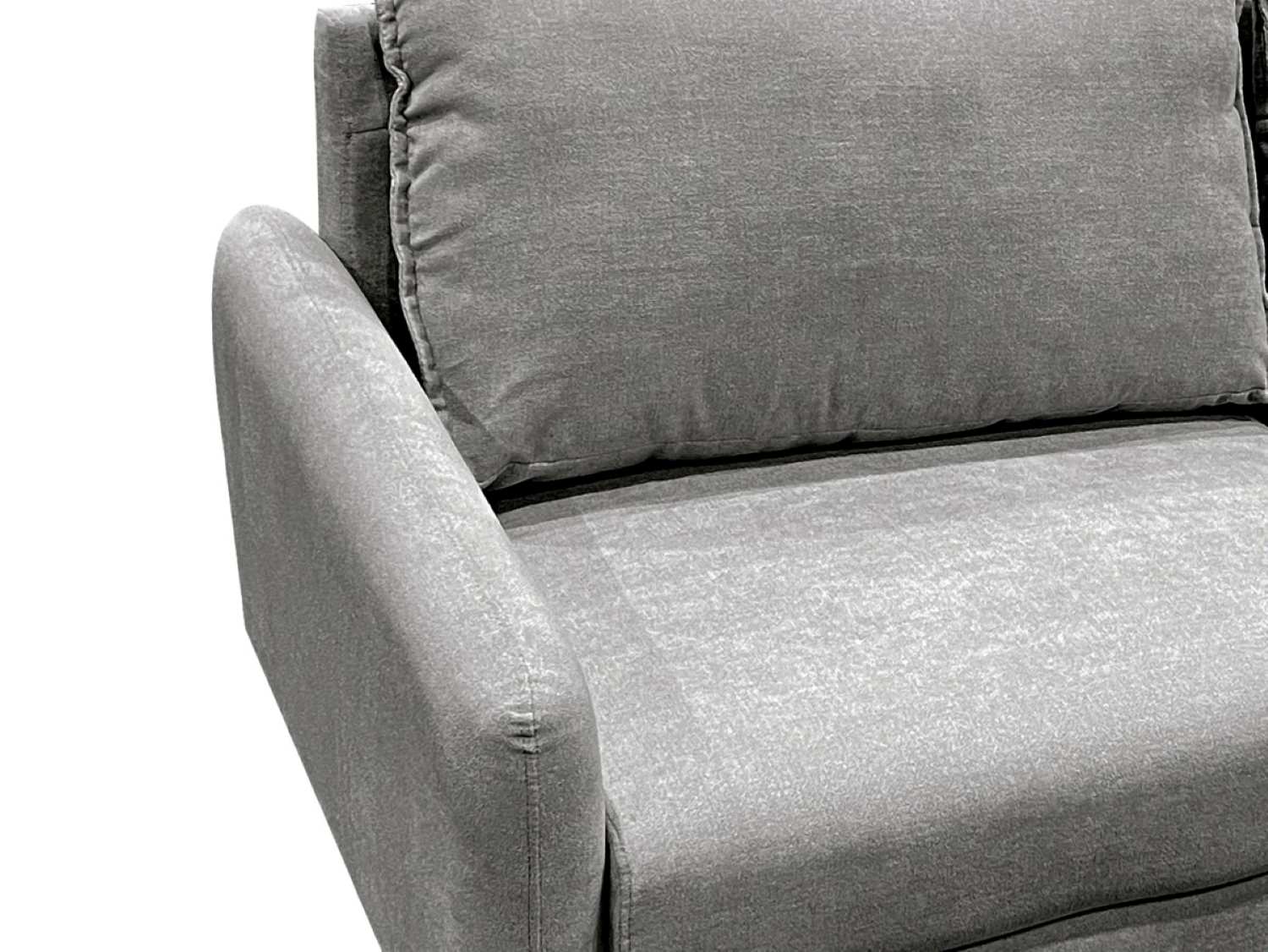 Dark Grey Fabric 3 Seater Sofa 70993
