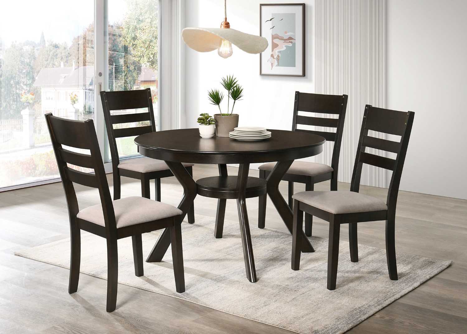 Dining Collection Espresso T-1085 / C-1092