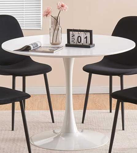 White Round Dining Table T3810