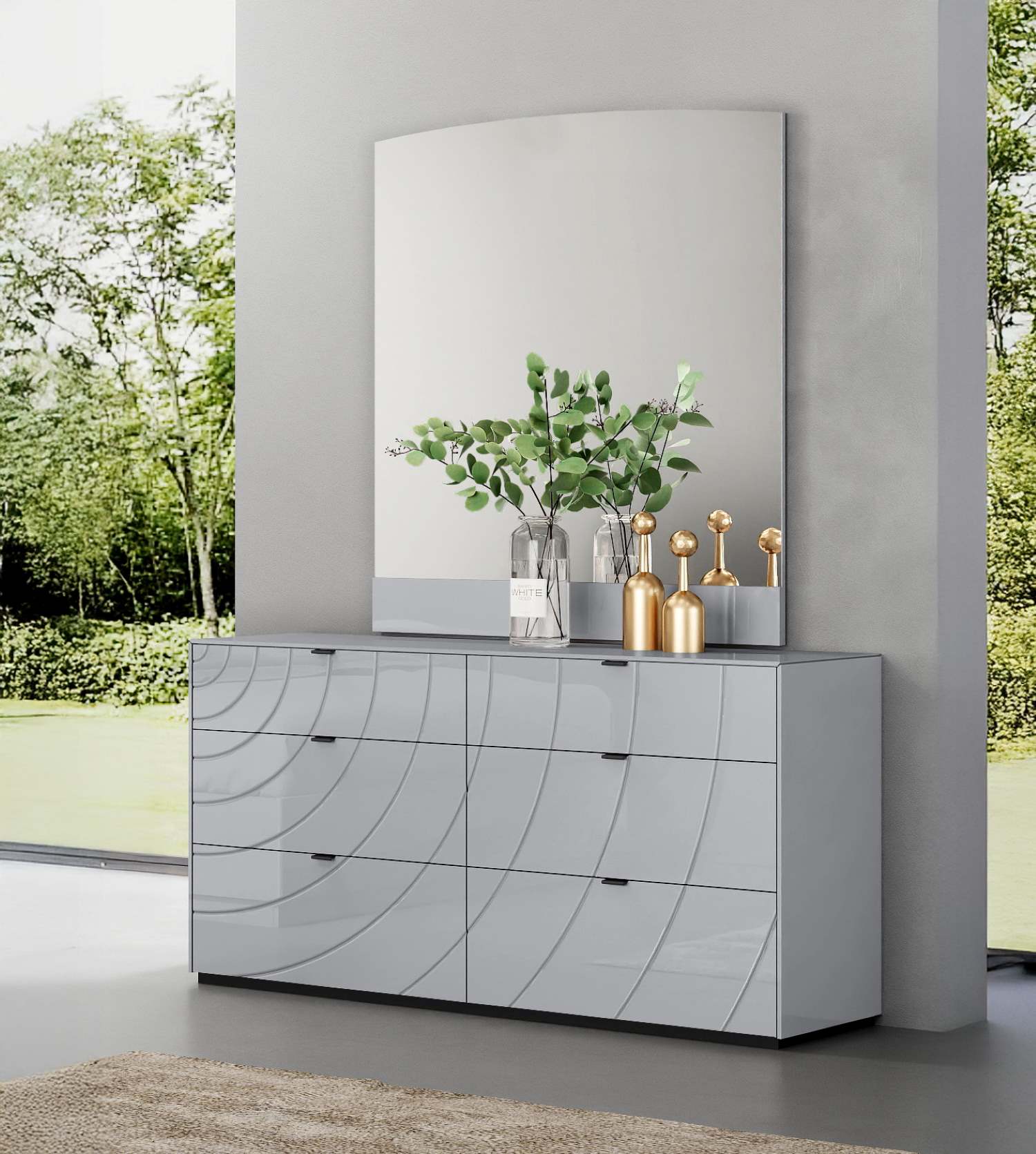 Disco Hydraulic Lift-up Storage Bedroom Set with PU Headboard 1961