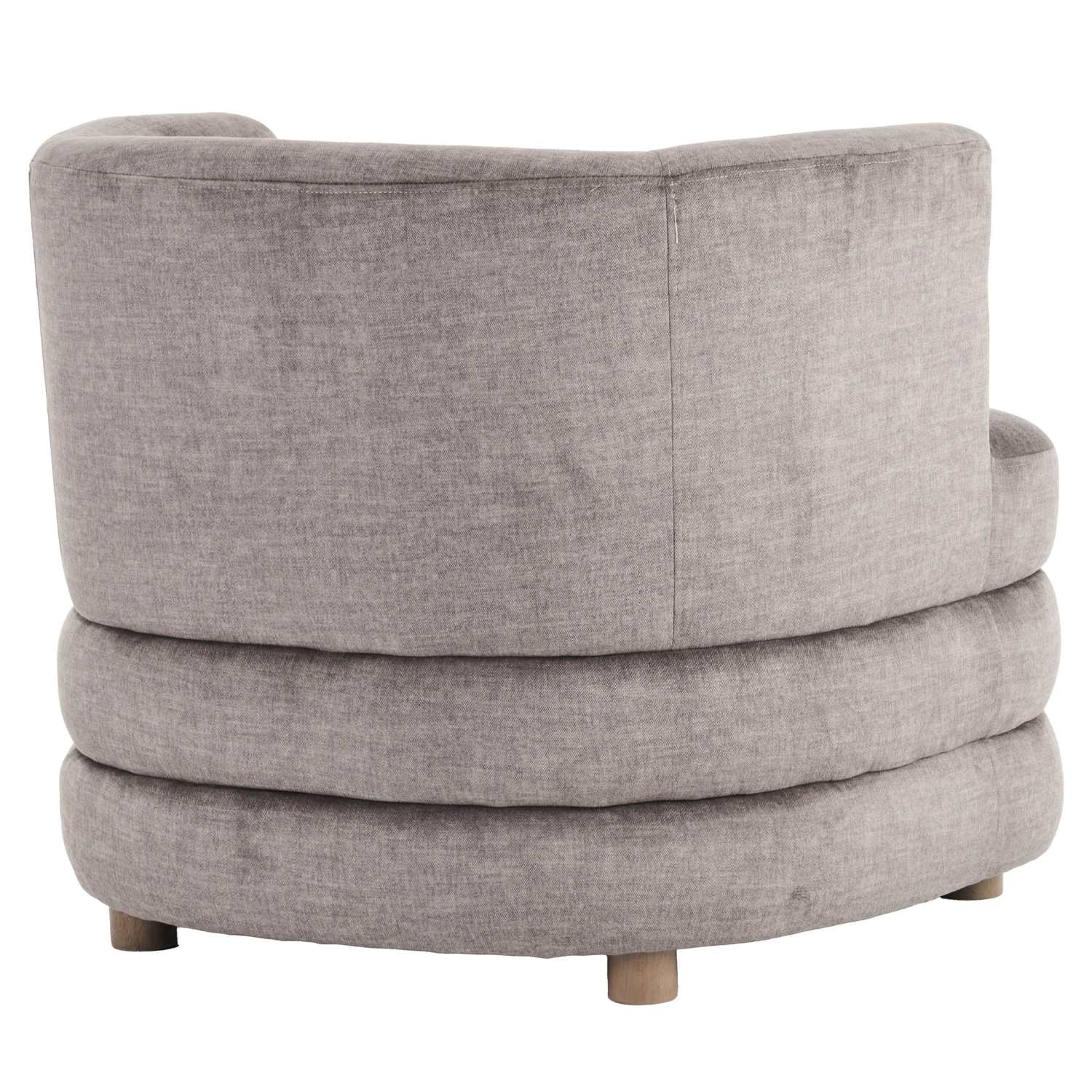 Dorian Dark Taupe Accent Chair in Velvet Fabric 403-061DTP