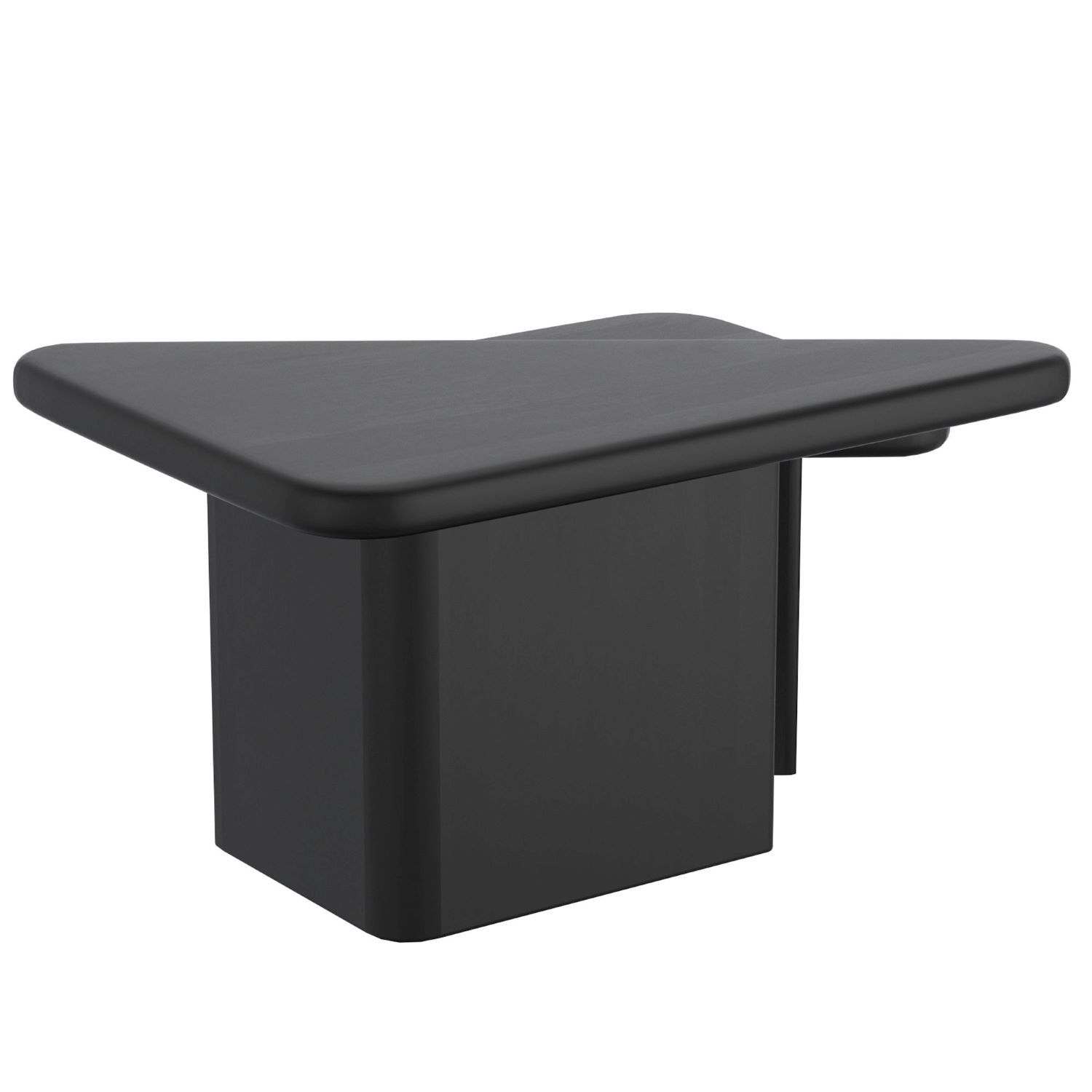 Draco 2pc Coffee Table Set Black 303-155BLK