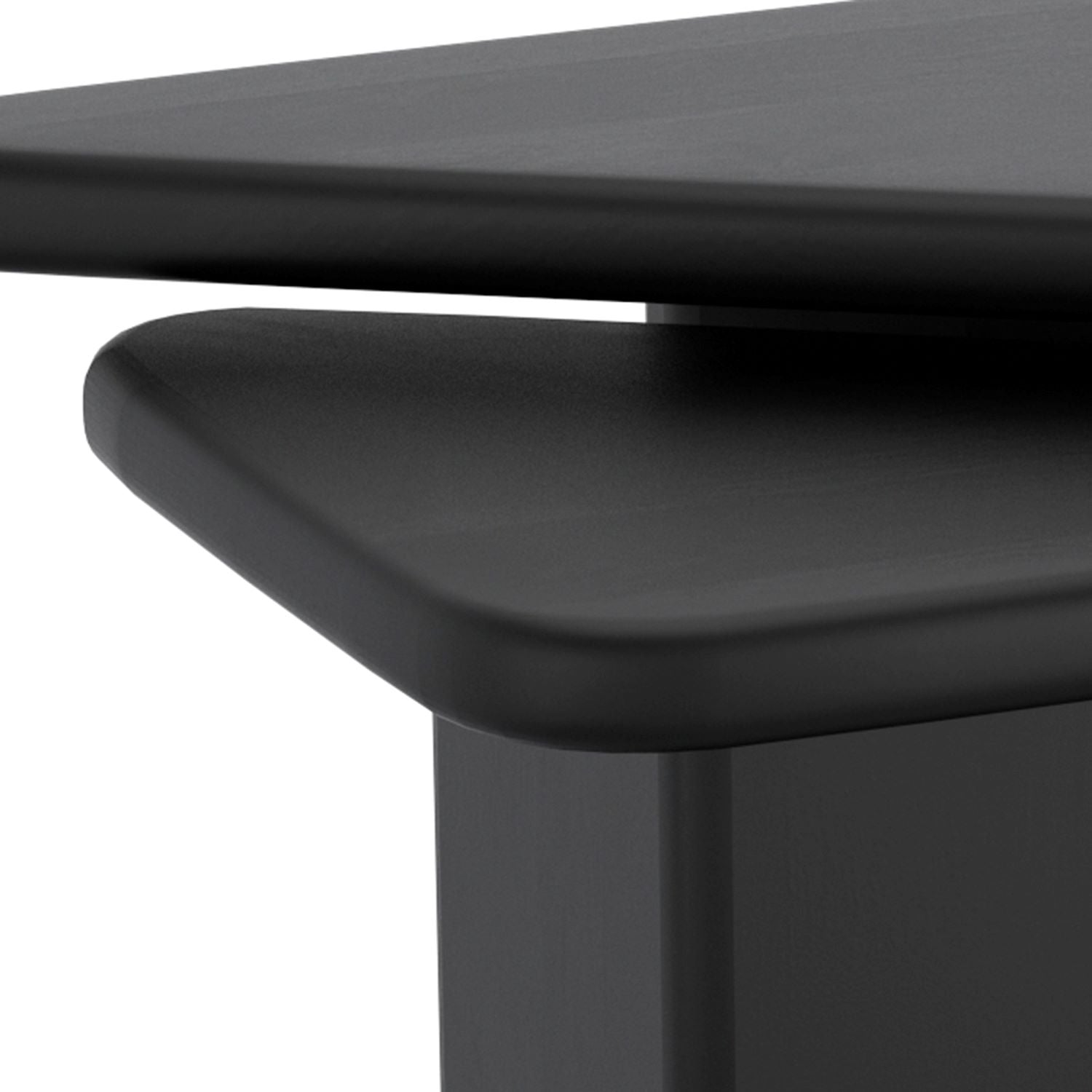 Draco 2pc Coffee Table Set Black 303-155BLK