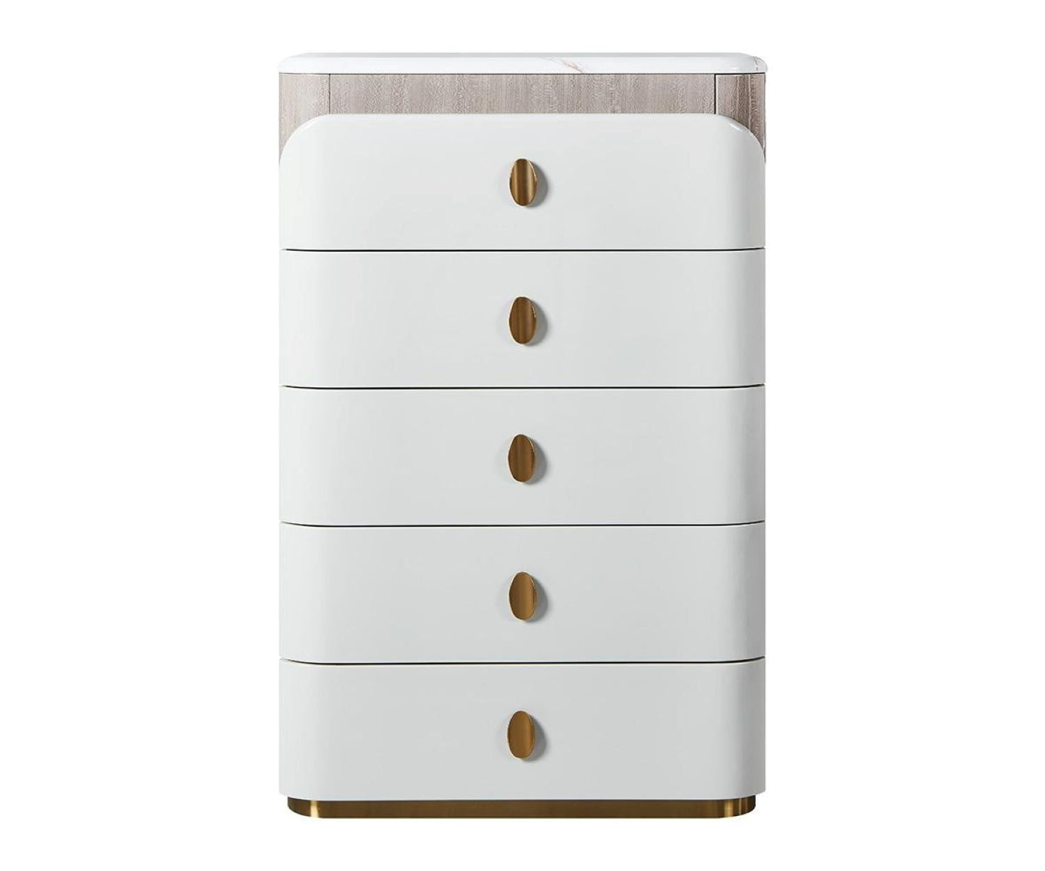 Elvira Lacquer Chest with Fuax Marble Top 5058