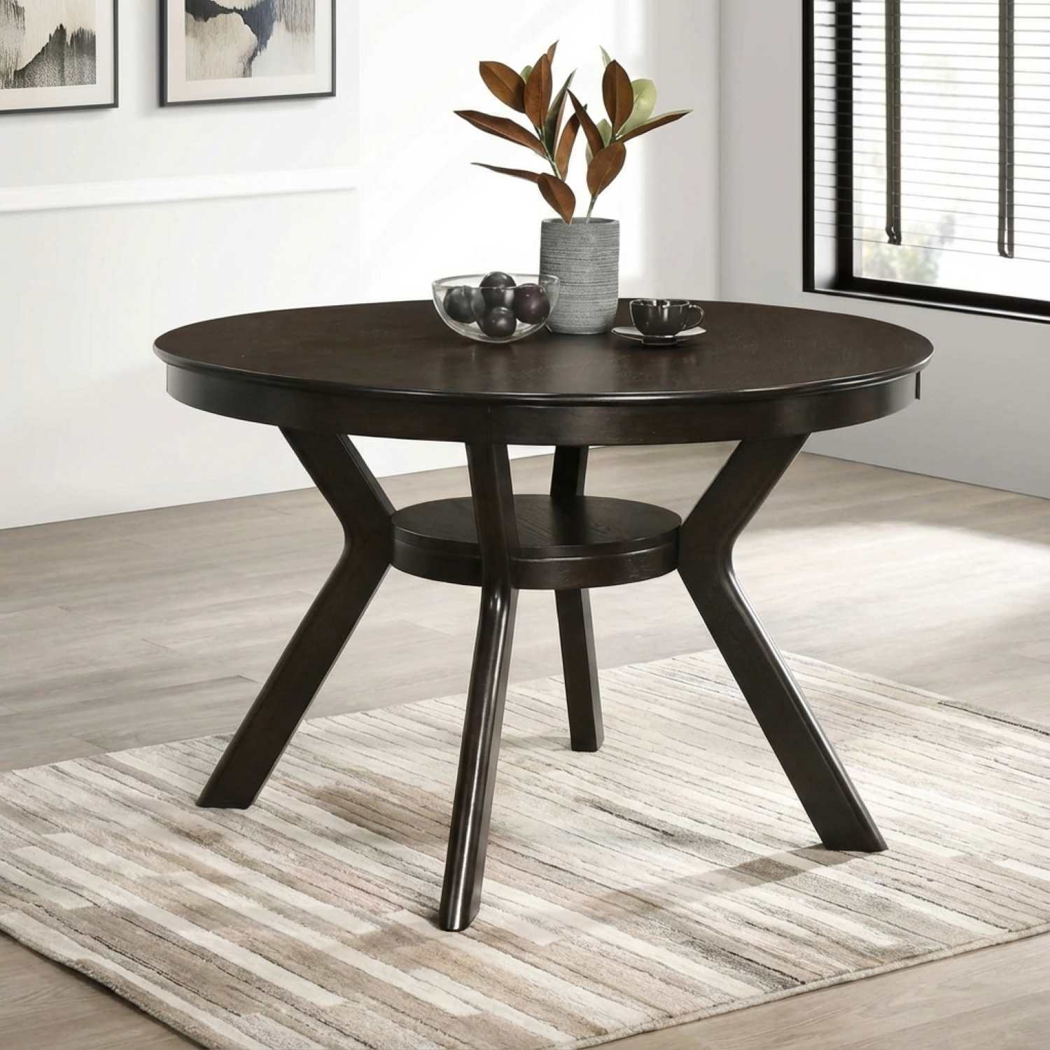 Espresso Wooden Dining Table T-1085