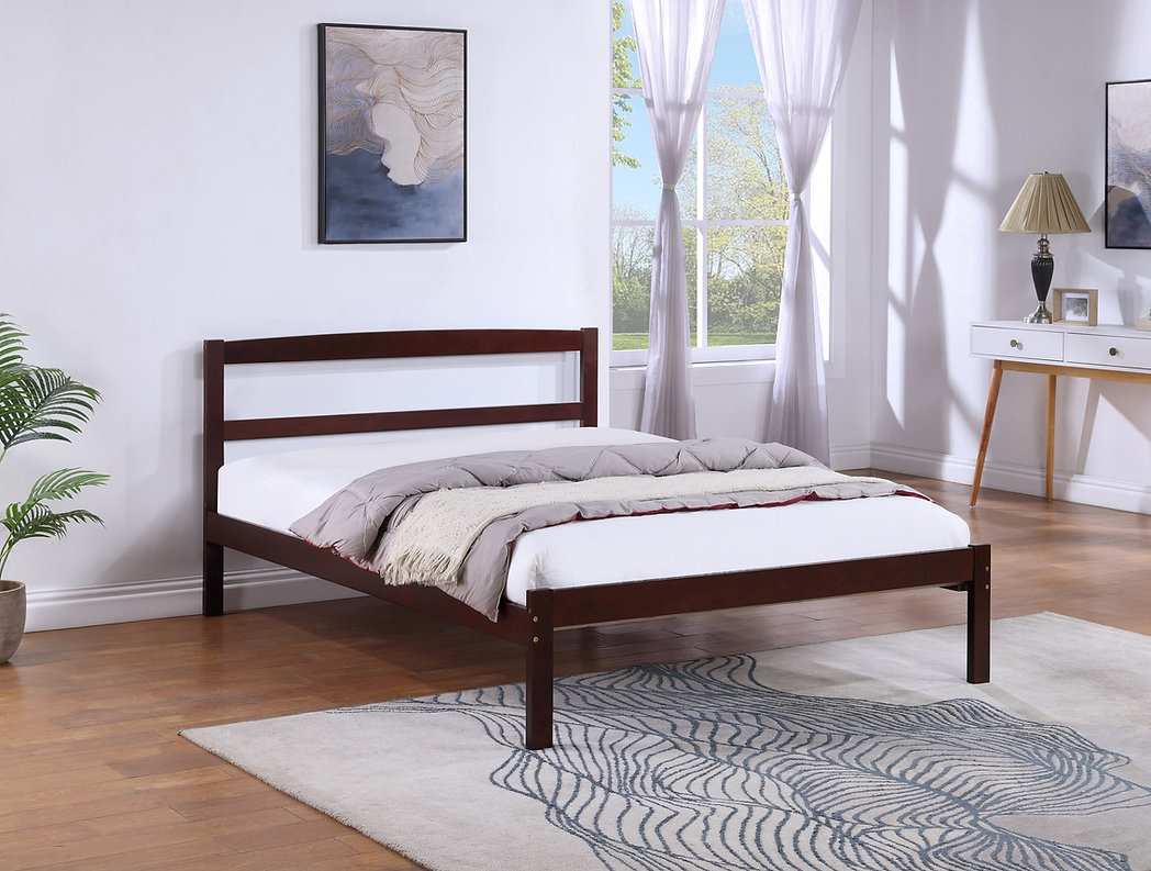 Espresso Finish Ladder Back Bed 416