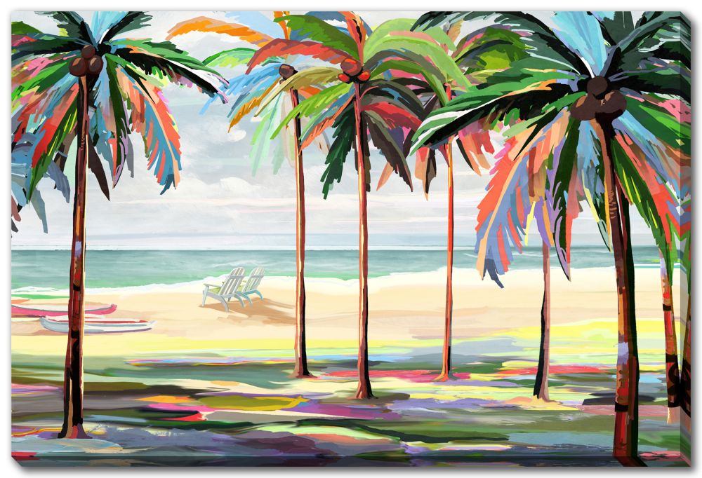 Tropical Escape Canvas Art 31" x 47"