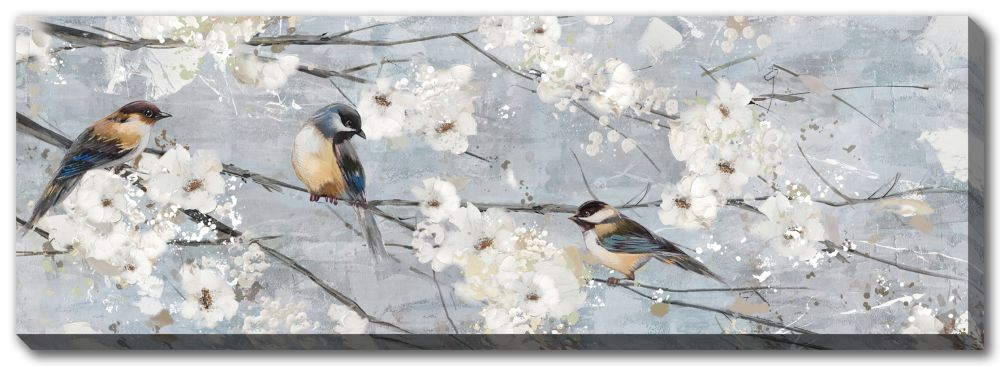 Flight of Three Canvas Art 20" x 59"