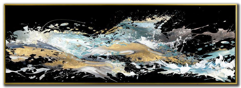 Fluid Canvas Art 20" x 59"