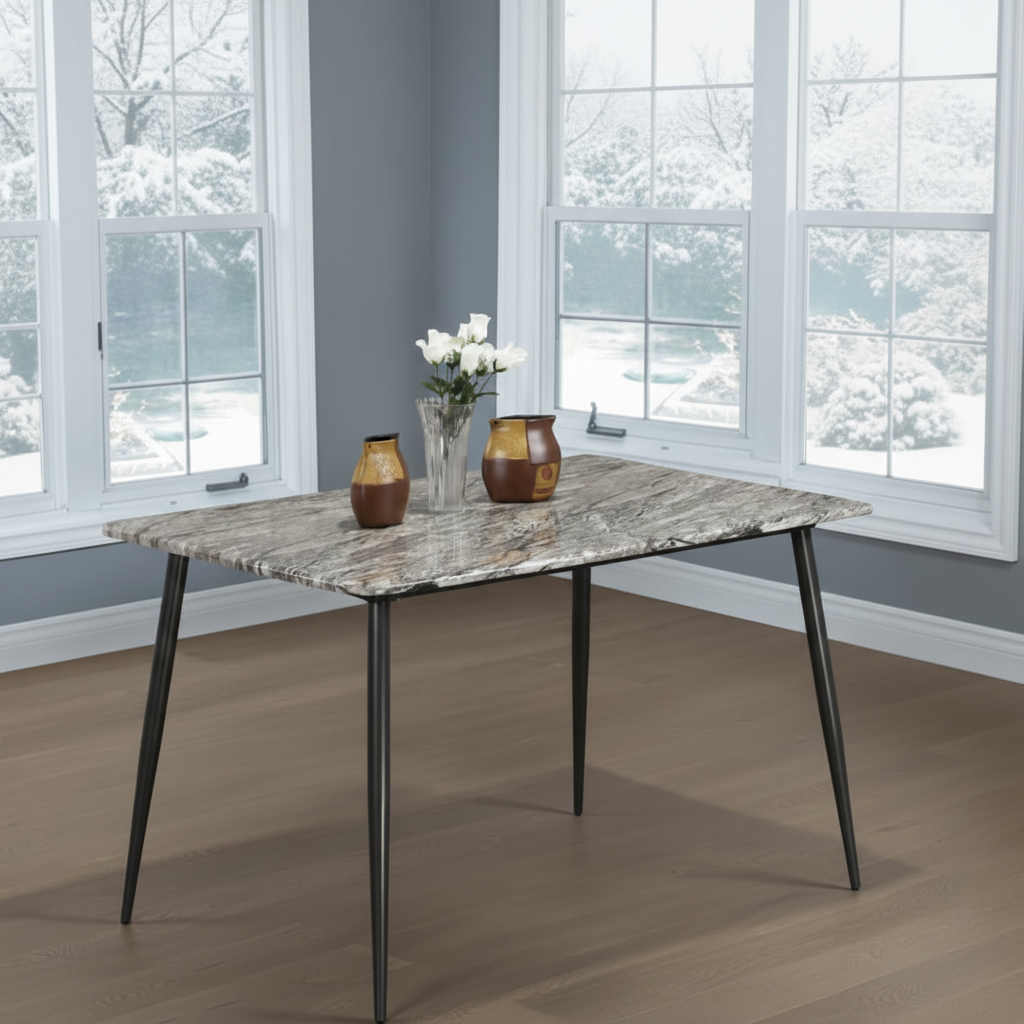 Faux Marble Dining Table 3206