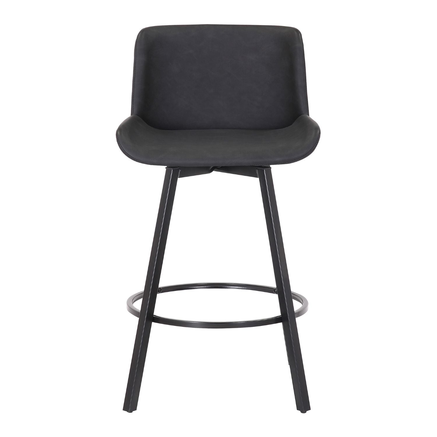 Fern 26" Charcoal Swivel Counter Stool Set of 2 203-666PUCH