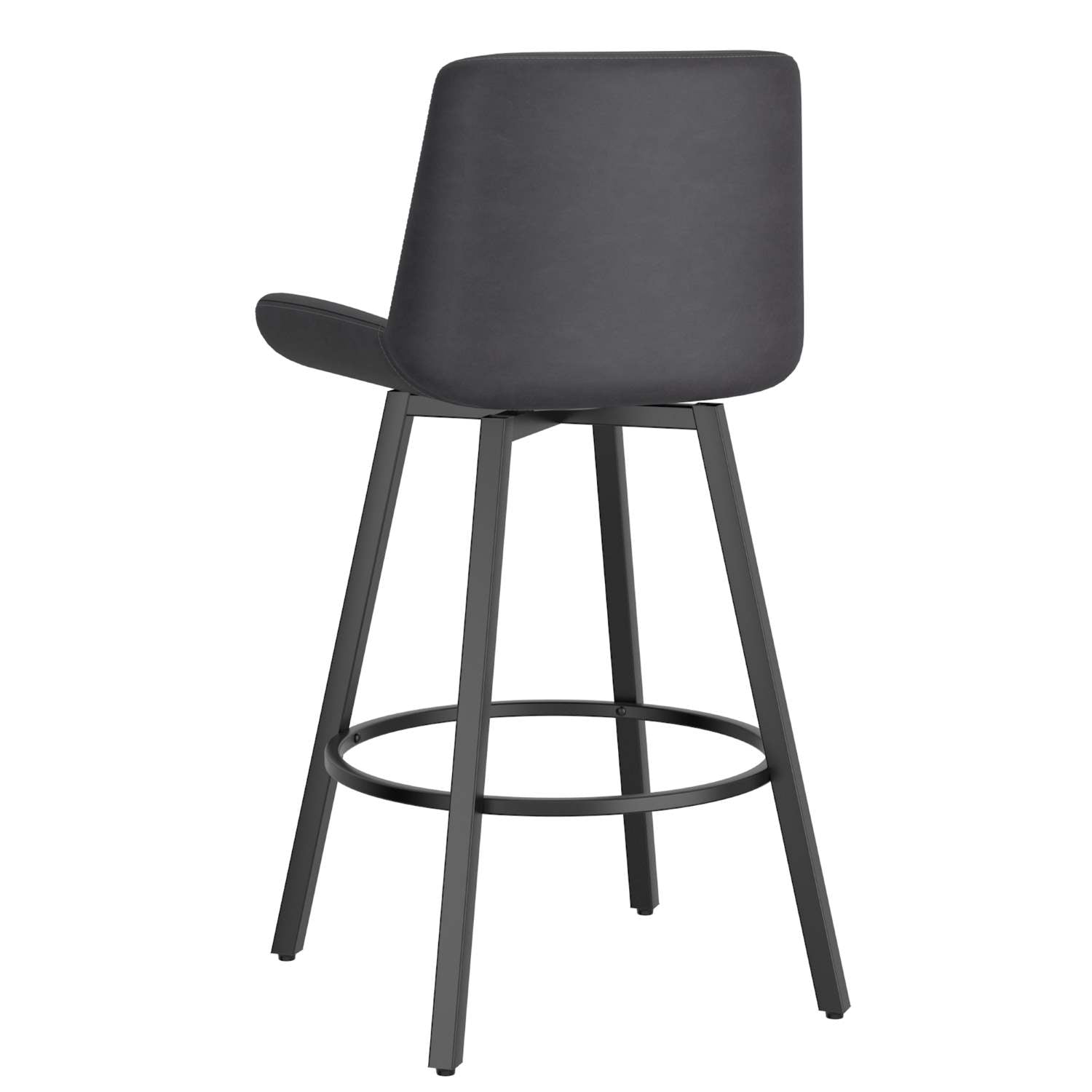 Fern 26" Charcoal Swivel Counter Stool Set of 2 203-666PUCH