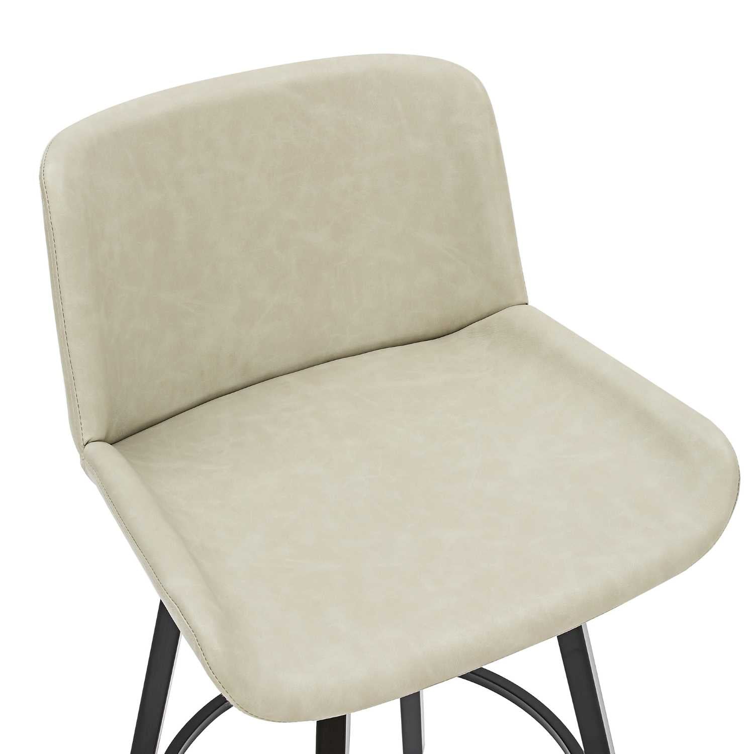 Fern 26" Ivory Swivel Counter Stool Set of 2 203-666PUIV