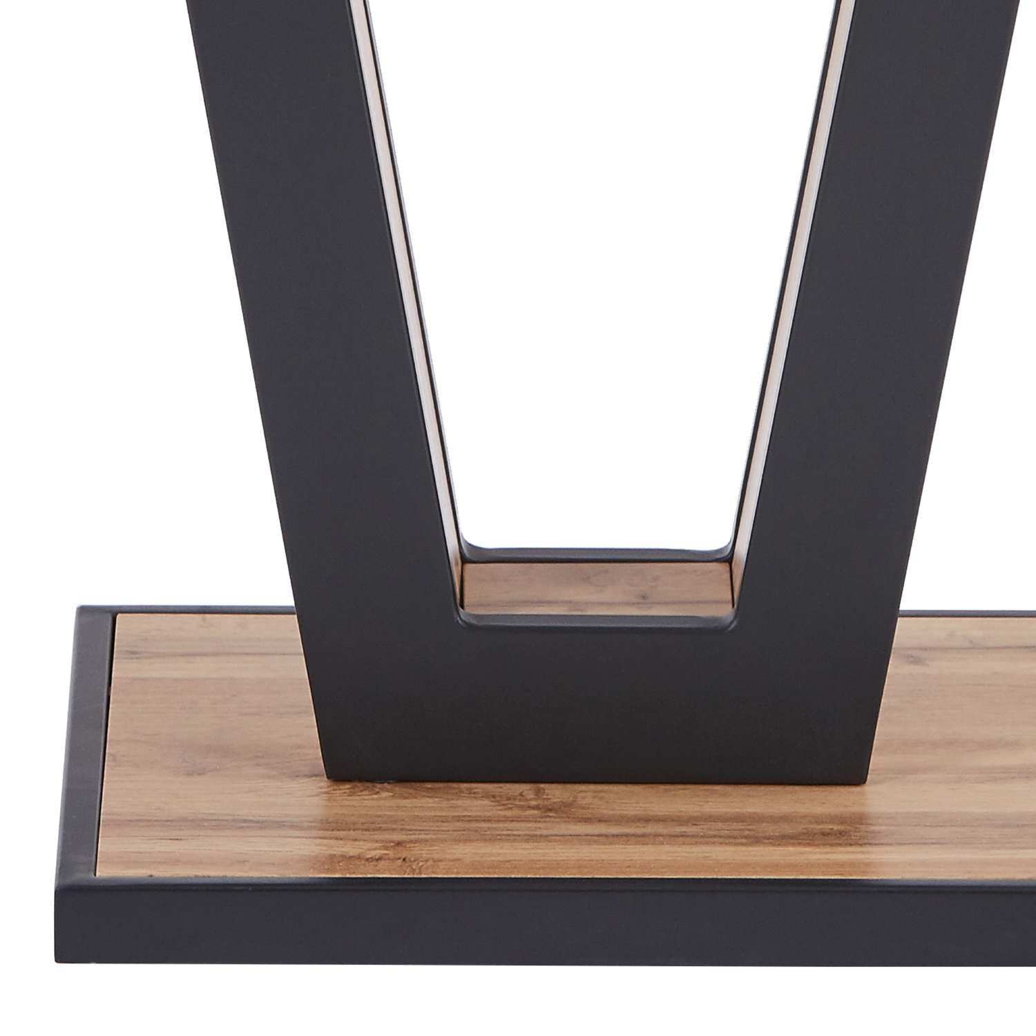 Forna Accent Table in Natural & Black 501-161NAT