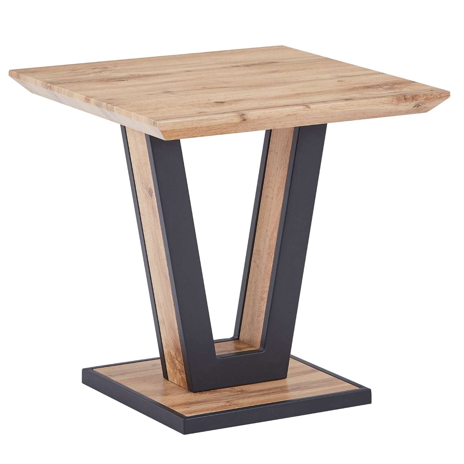 Forna Accent Table in Natural & Black 501-161NAT