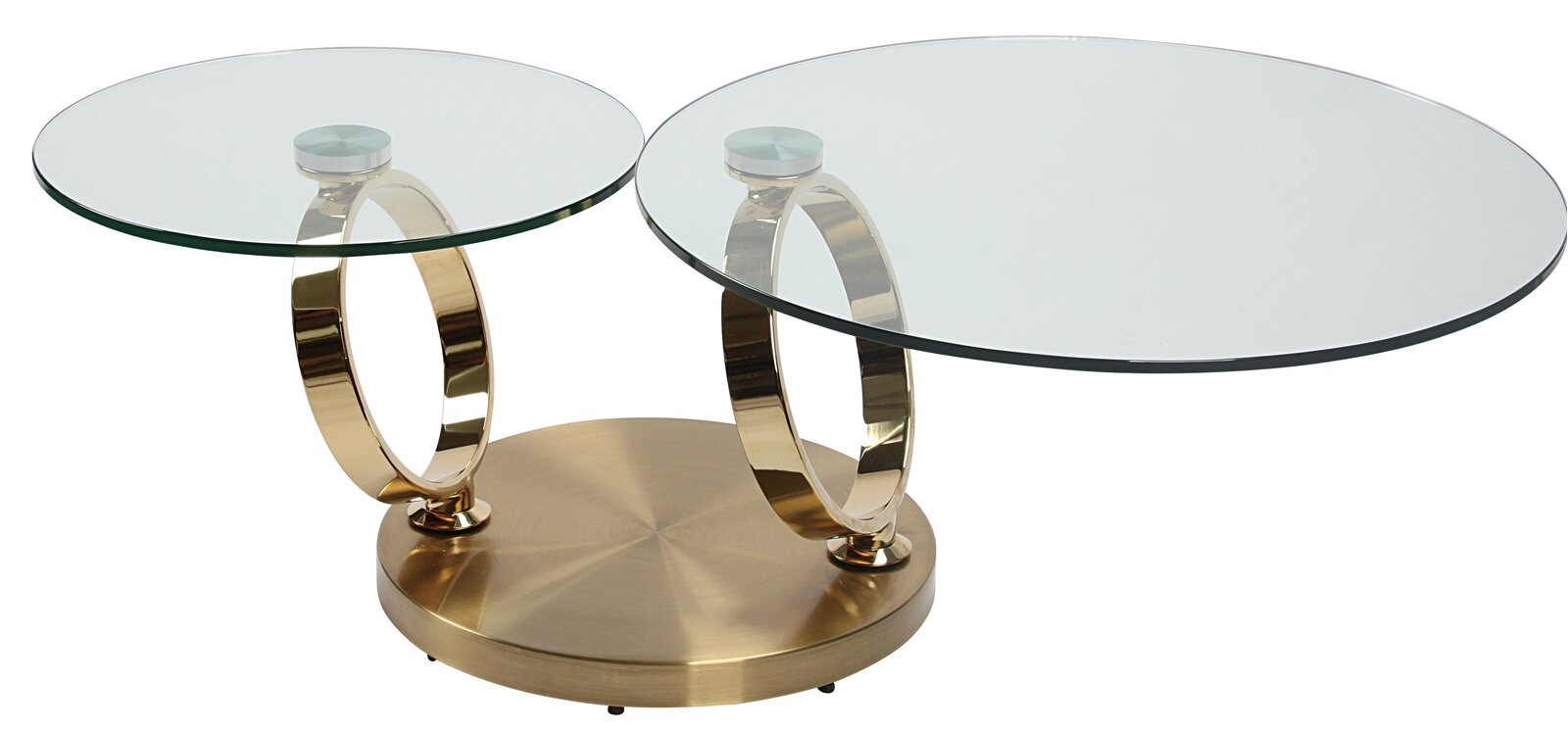 Gold Champion Swivels 360 Degree Coffee Table 53-117