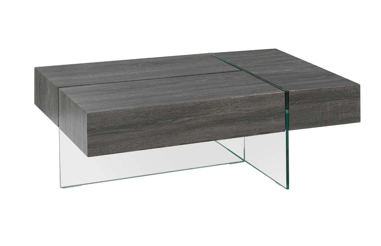 3 Sided Storage Grey Coffee Table 350-02C