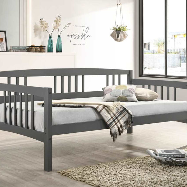 MAZZEL ROOM ベビーウェイトロンT. Sサイズ Grey Twin Wooden Daybed 7912 | furniture sale