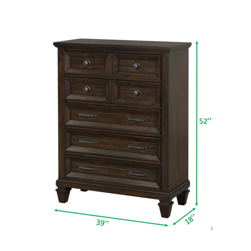 Hamilton Bedroom Collection Dark Walnut 1251