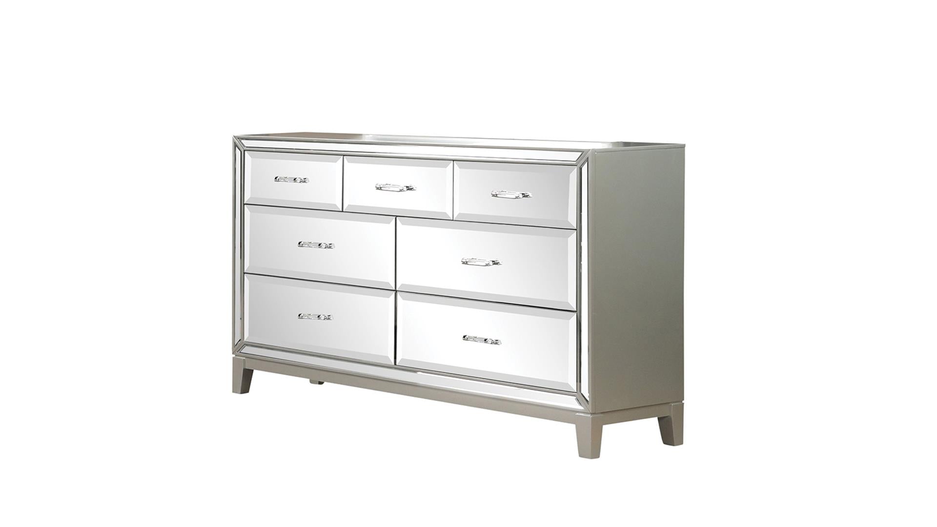 Harmony Silver Dresser & Mirror 1191