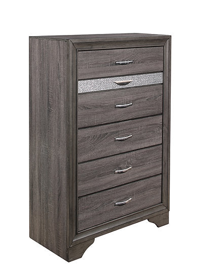 Harper Wooden Grey Chest