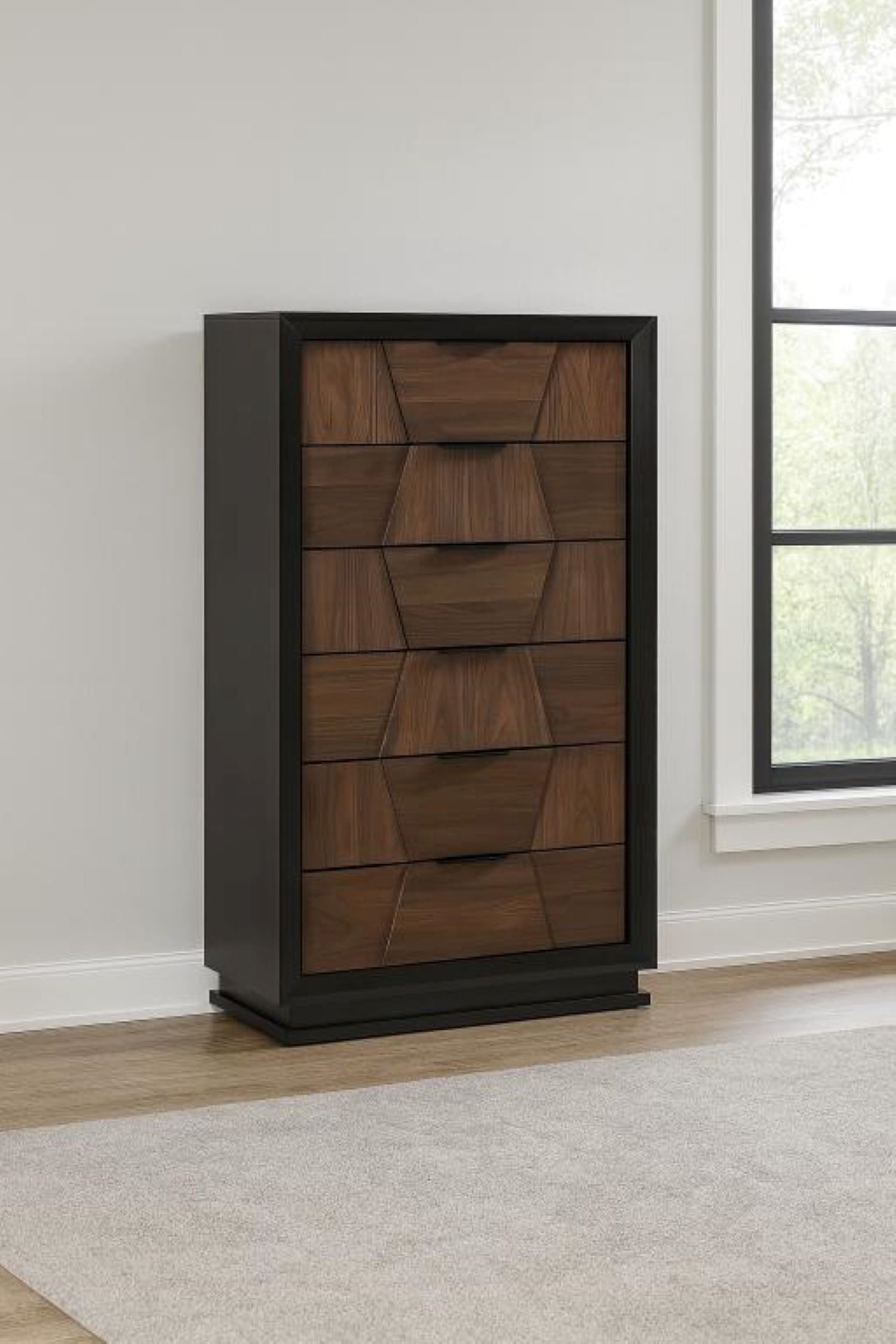 Houston Walnut Wooden Bedroom Set 1991