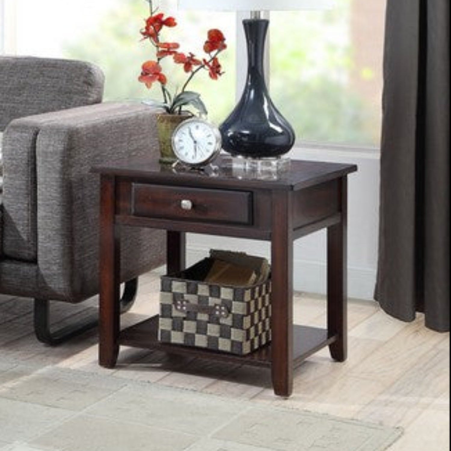 Wooden End Table 2020