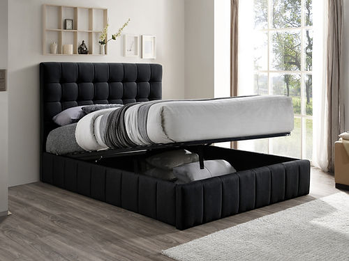 Hydraulic Storage Bed Black IF 5785