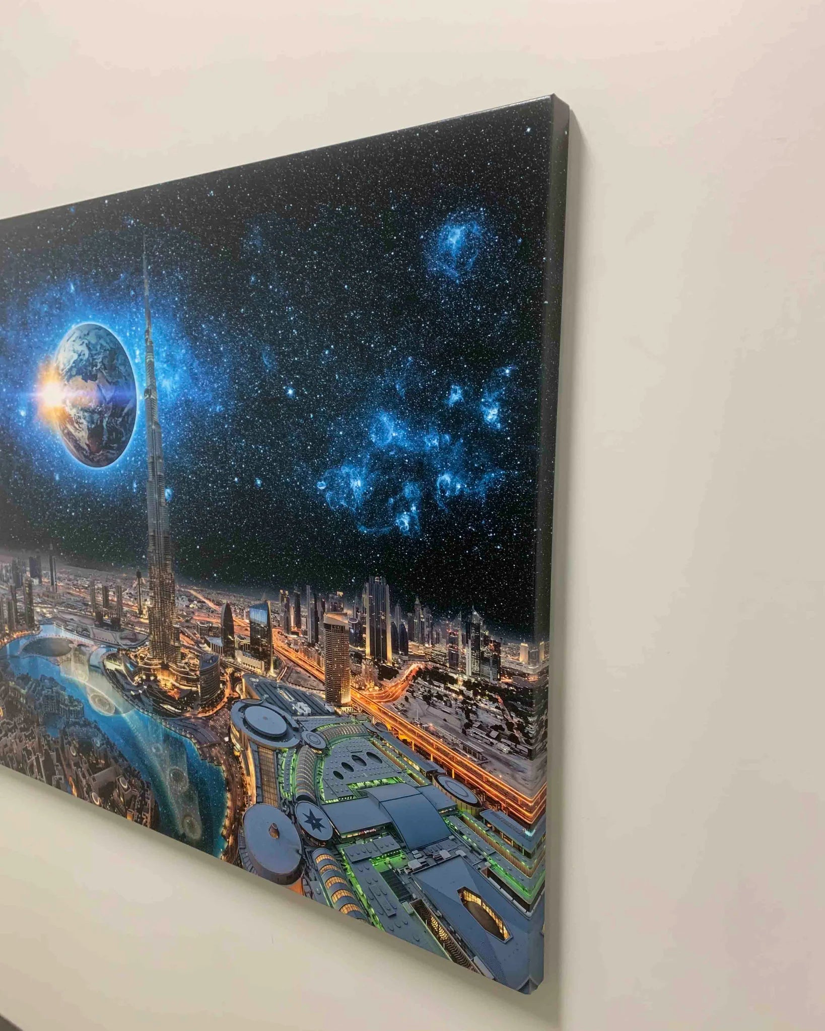 Dubai Concept City Fine Art 36" x 48"