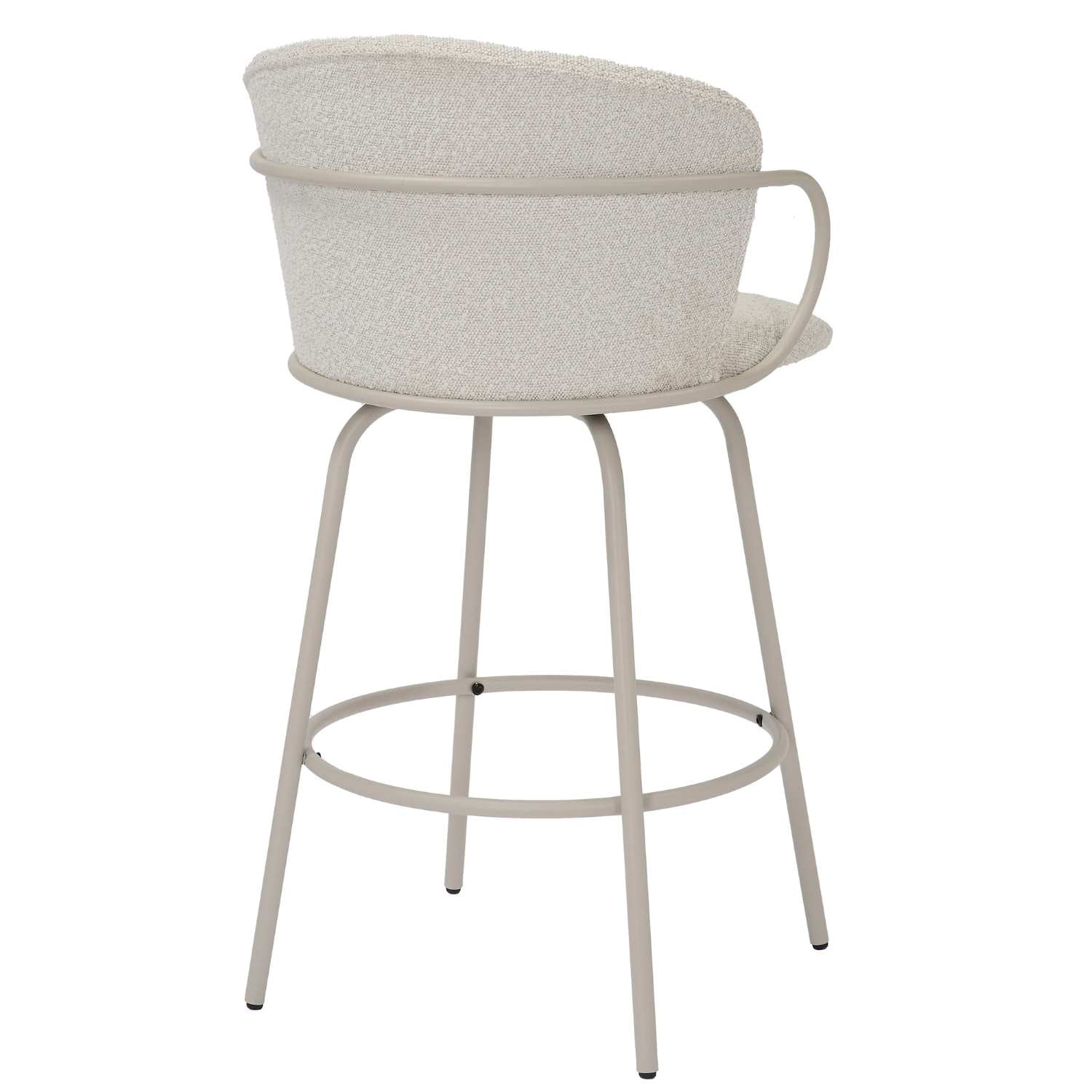 Kalani 26" Beige Swivel Counter Stool Set of 2 203-995BG