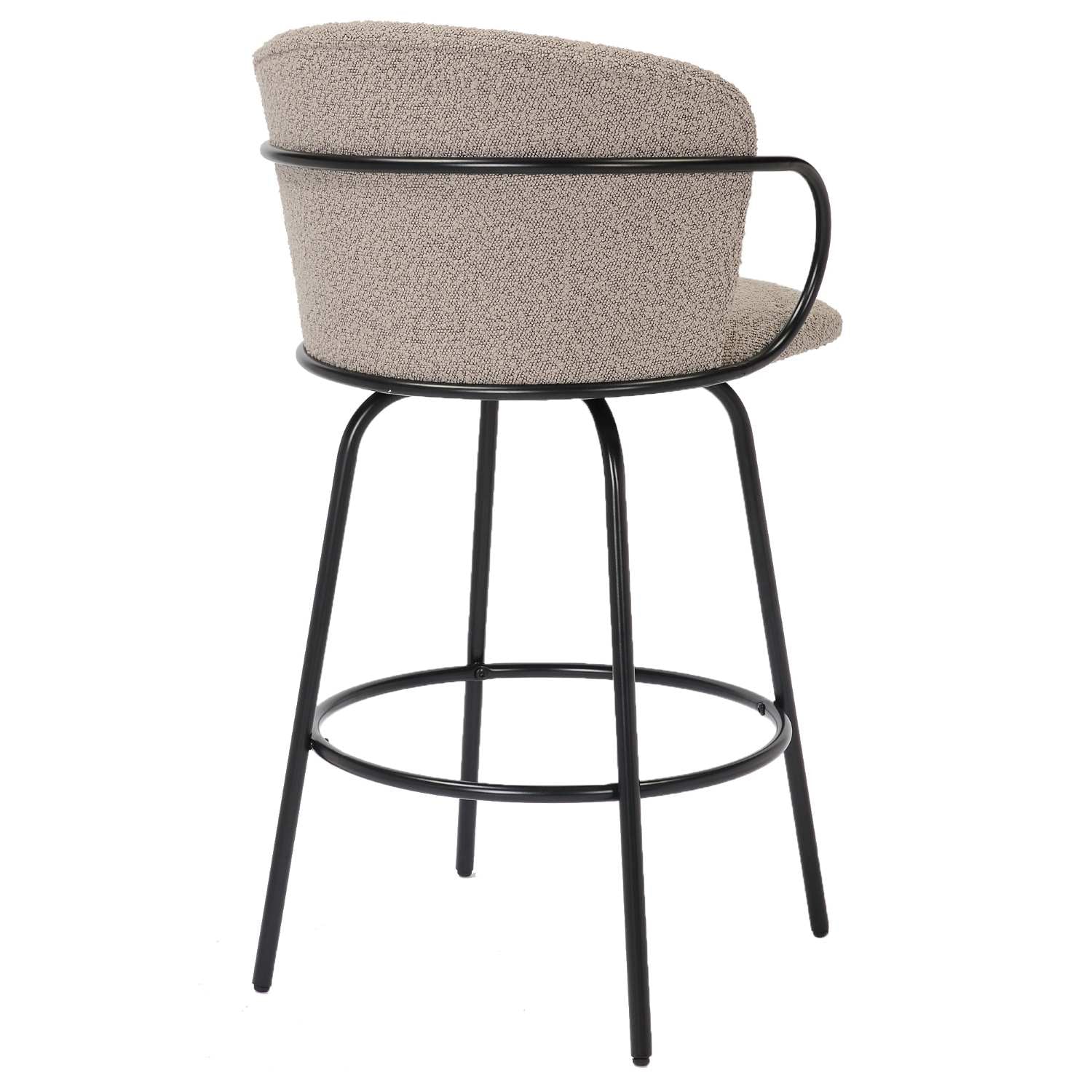 Kalani 26" Warm Grey Swivel Counter Stool Set of 2 203-995WGY