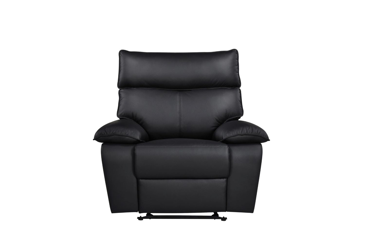 Kandra Top Grain Leather Manual Recliner Sofa Set with Lever 99087BLK