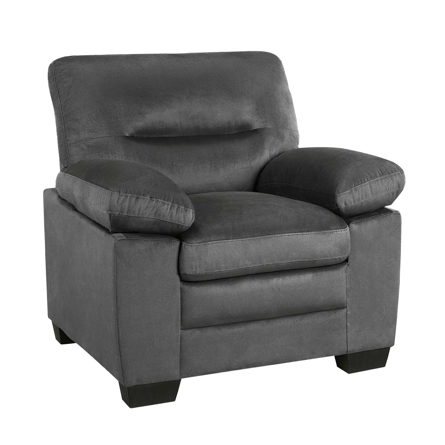 Keighly Fabric Chair Grey 9328