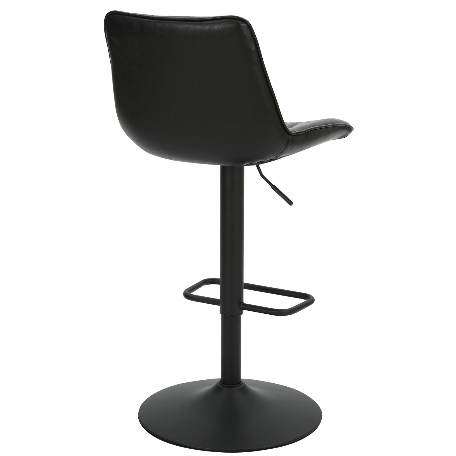 Kosi Adjustable Air-Lift Stool Set Of 2 in Black 203-190BLK