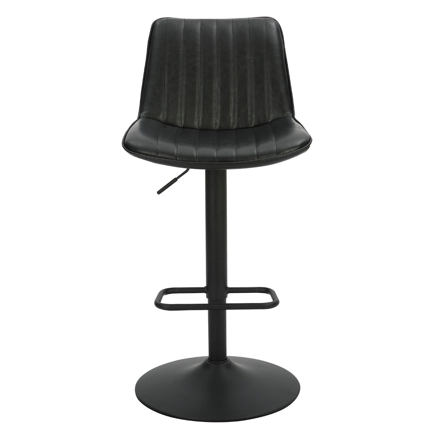 Kosi Adjustable Air-Lift Stool Set Of 2 in Black 203-190BLK